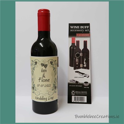 Wine Buff Accessory Set :: Wedding Day